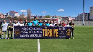 Amatör Maçlarda Aile Yılı mesajı